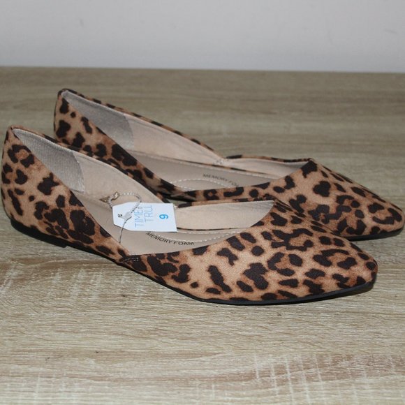 Time and Tru Shoes - Time And Tru Women's Flats in Leopard Print